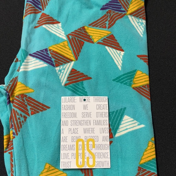 LuLaRoe OS One Size Geometric Leggings NWT - Picture 5 of 7